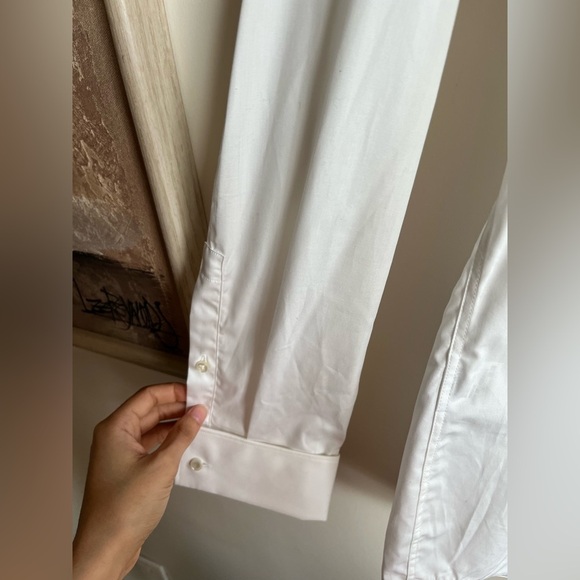 Hugo Boss Classic White Men's button up Shirt - 15.7 US - Picture 2 of 10